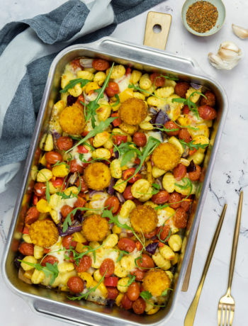 Vegetarisches Gnocchi-Ofengemüse mit Talern von Hermann